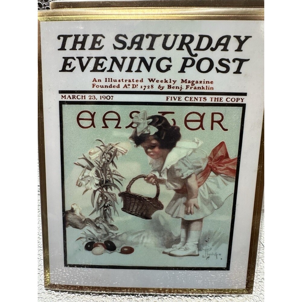 Cine Chrome THE SATURDAY EVENING Post Classic Collectible Card Easter Lot Of 10